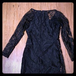 Black Lace mini dress